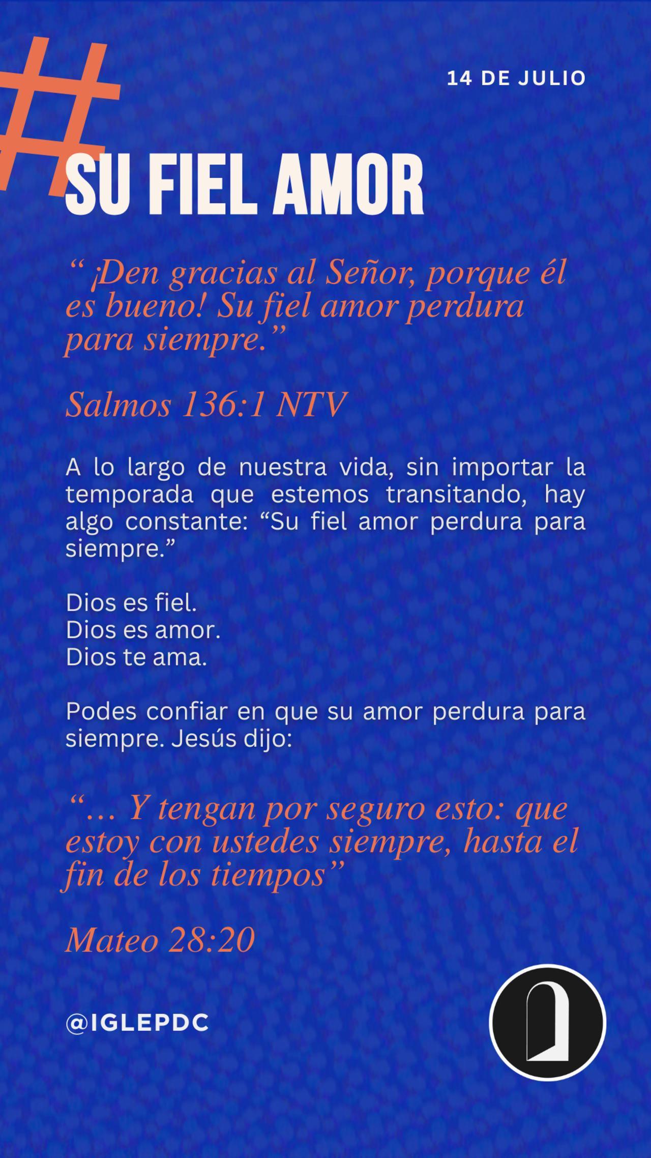 Devocional - 14 de Julio