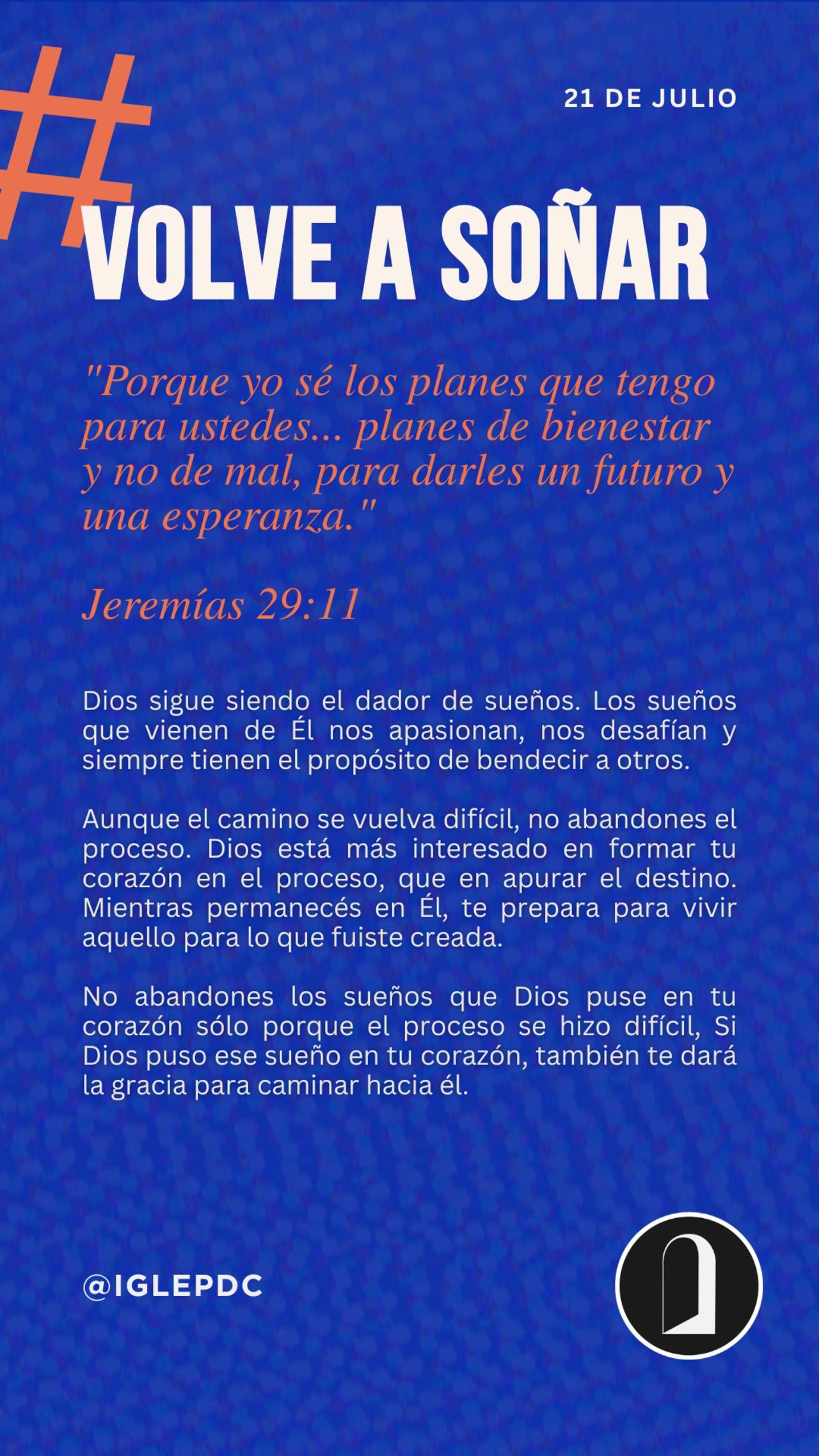 Devocional - 21 de Julio