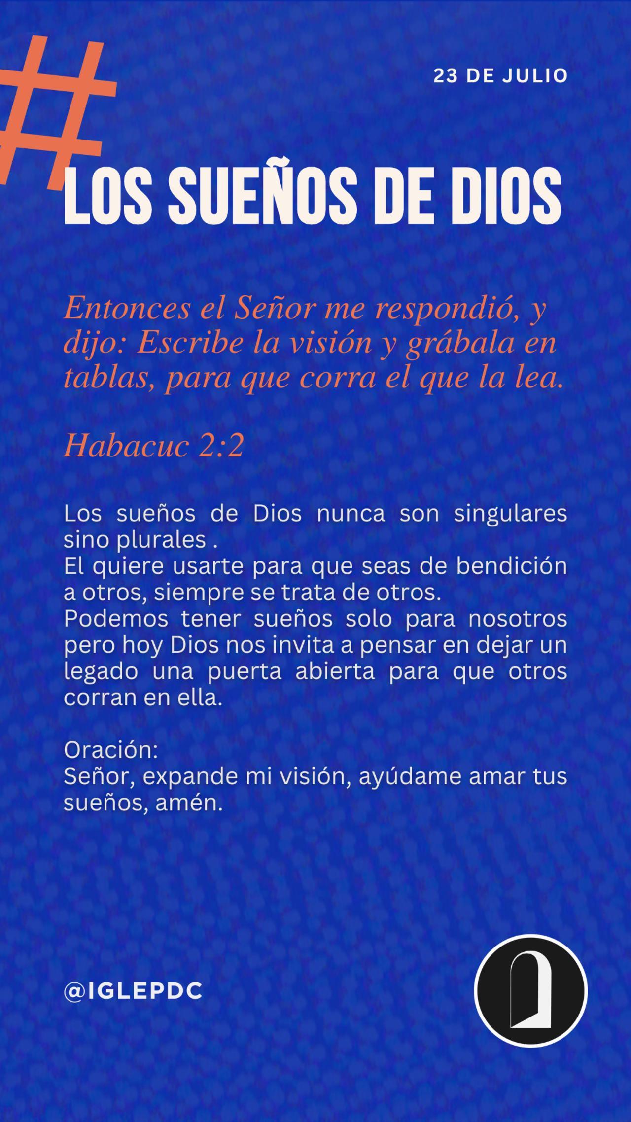 Devocional - 23 de Julio