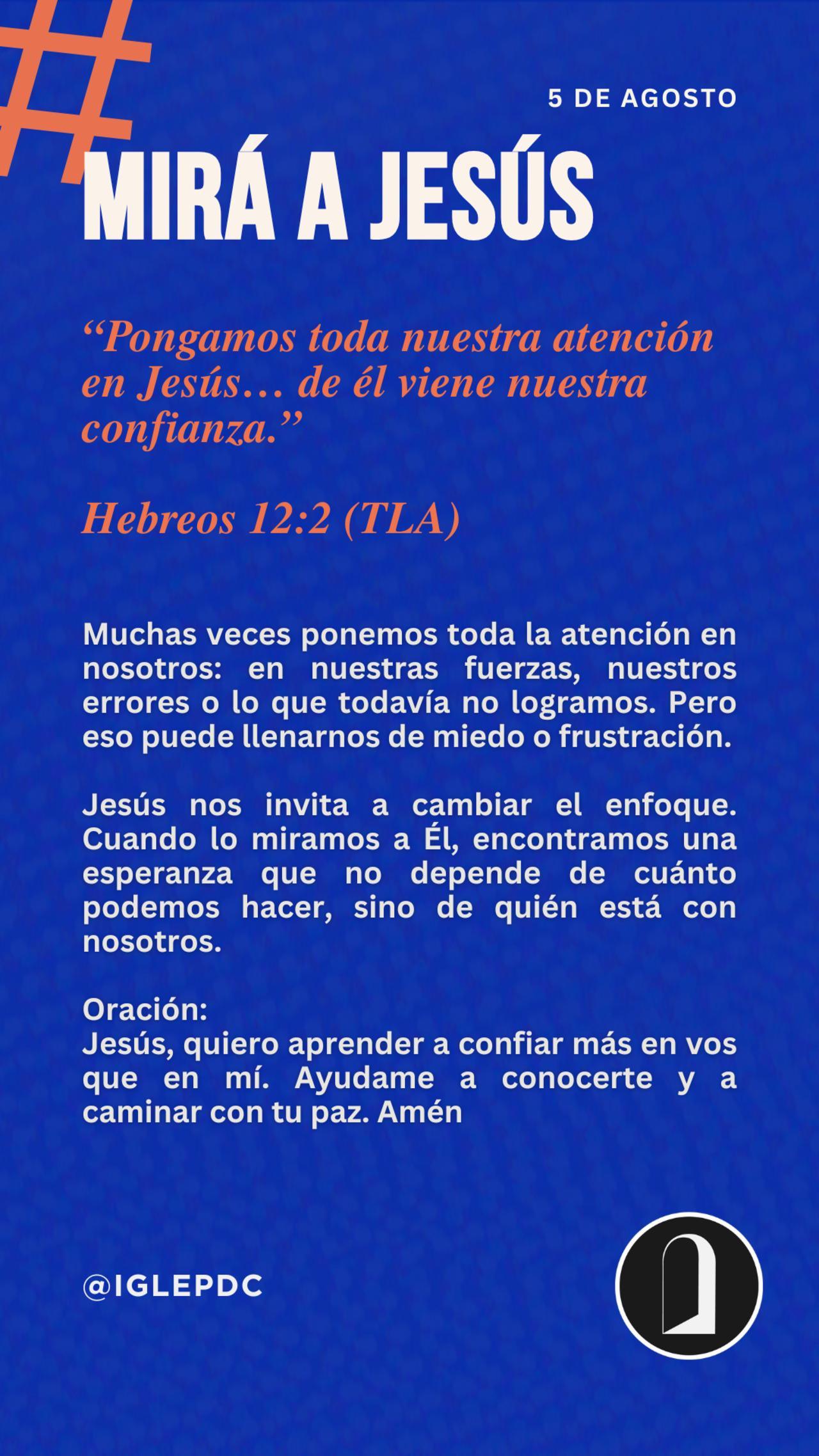 Devocional - 5 de Agosto