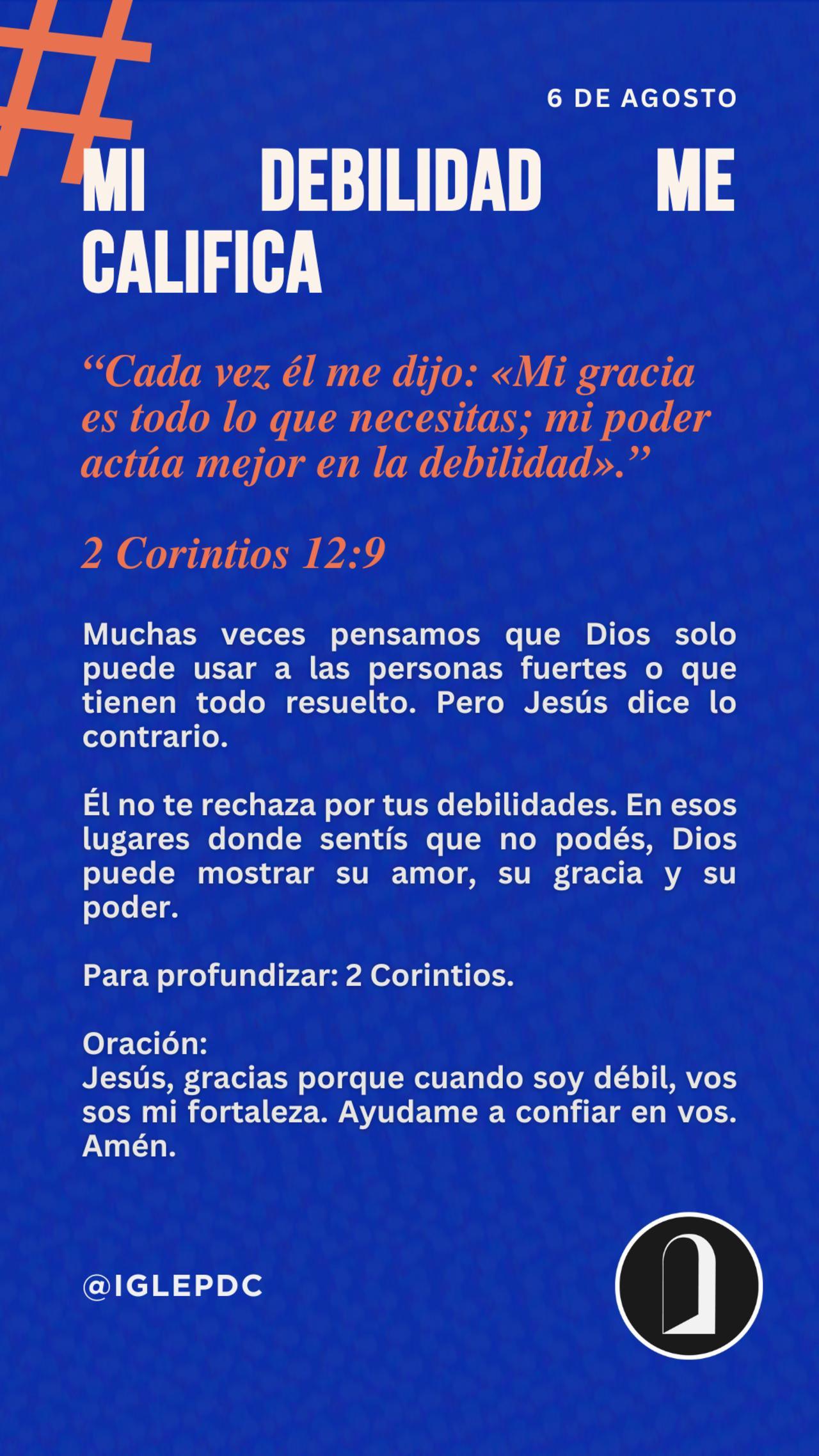Devocional - 6 de Agosto