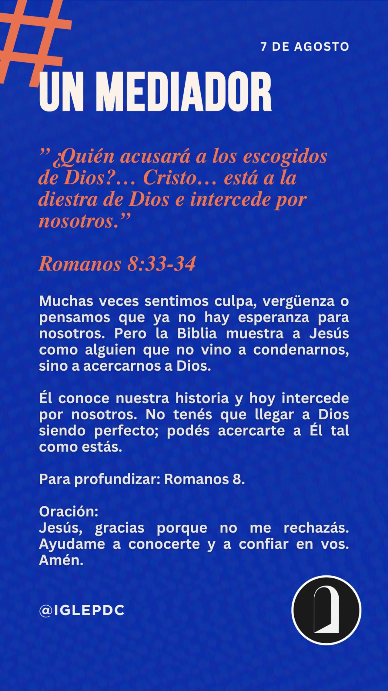 Devocional - 7 de Agosto