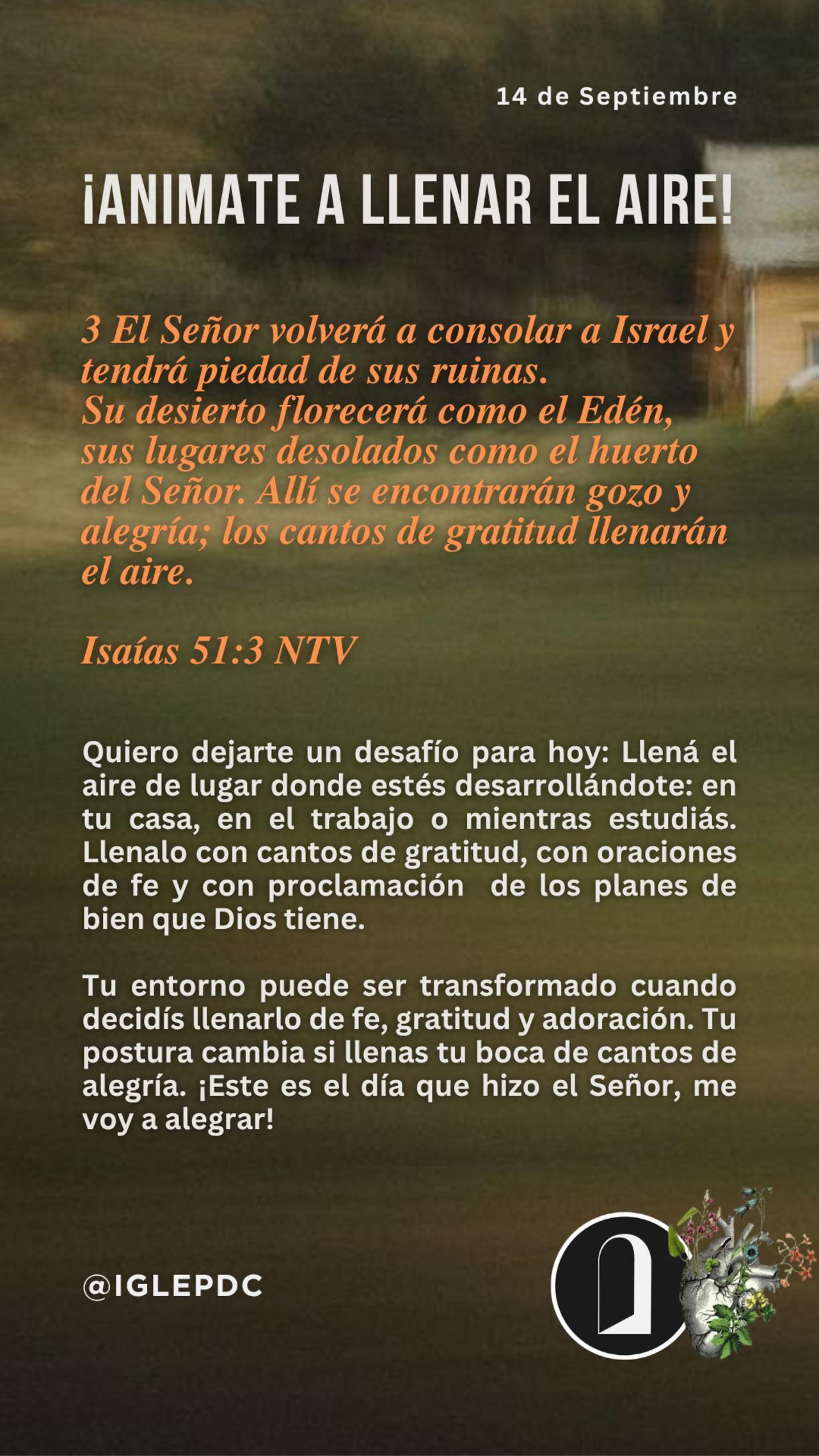 Devocional - 14 de Septiembre