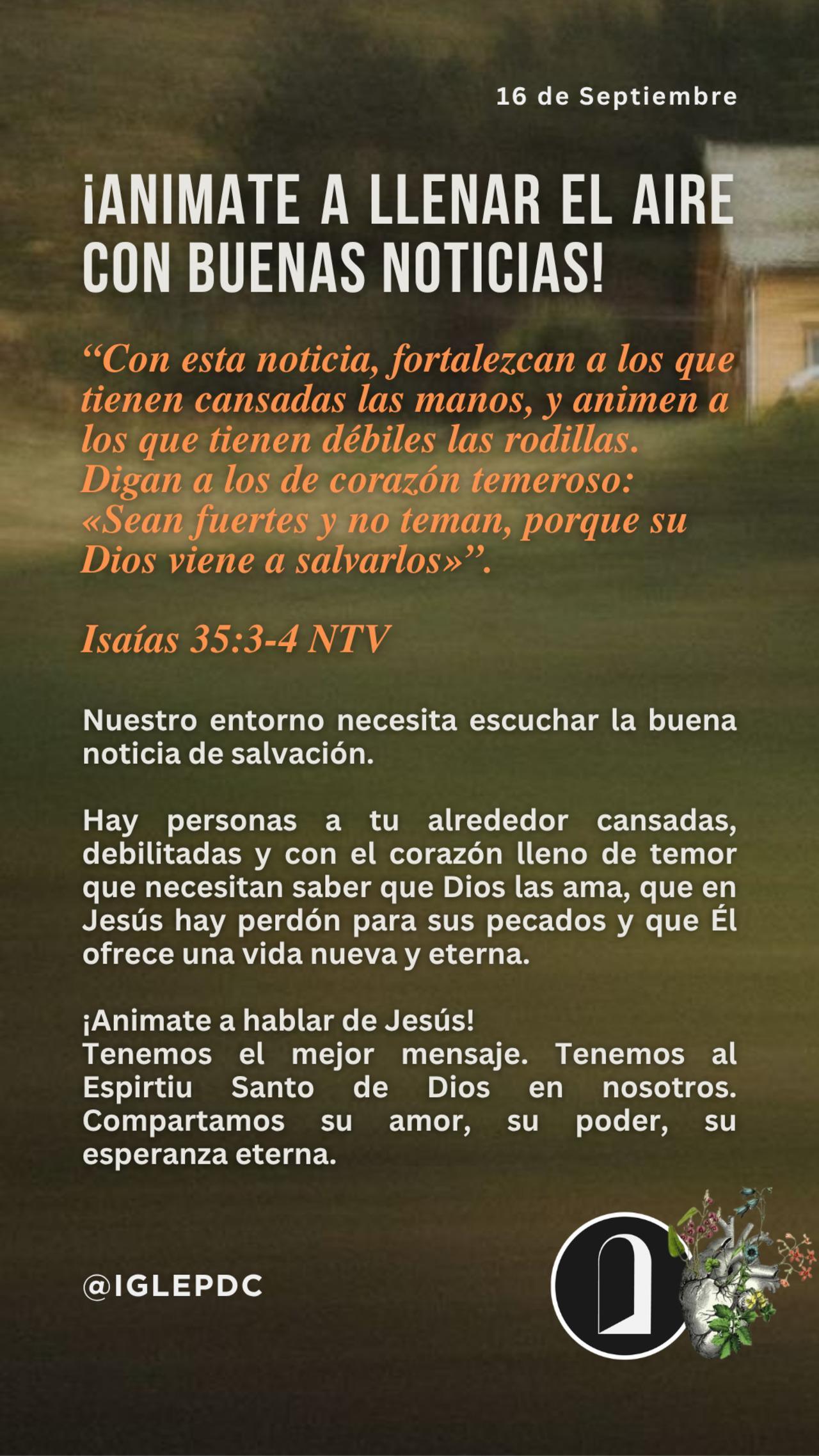 Devocional - 16 de Septiembre