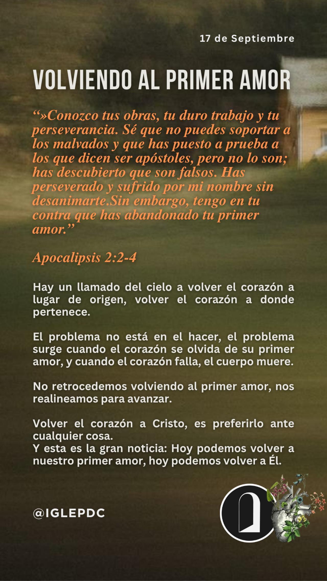 Devocional - 17 de Septiembre