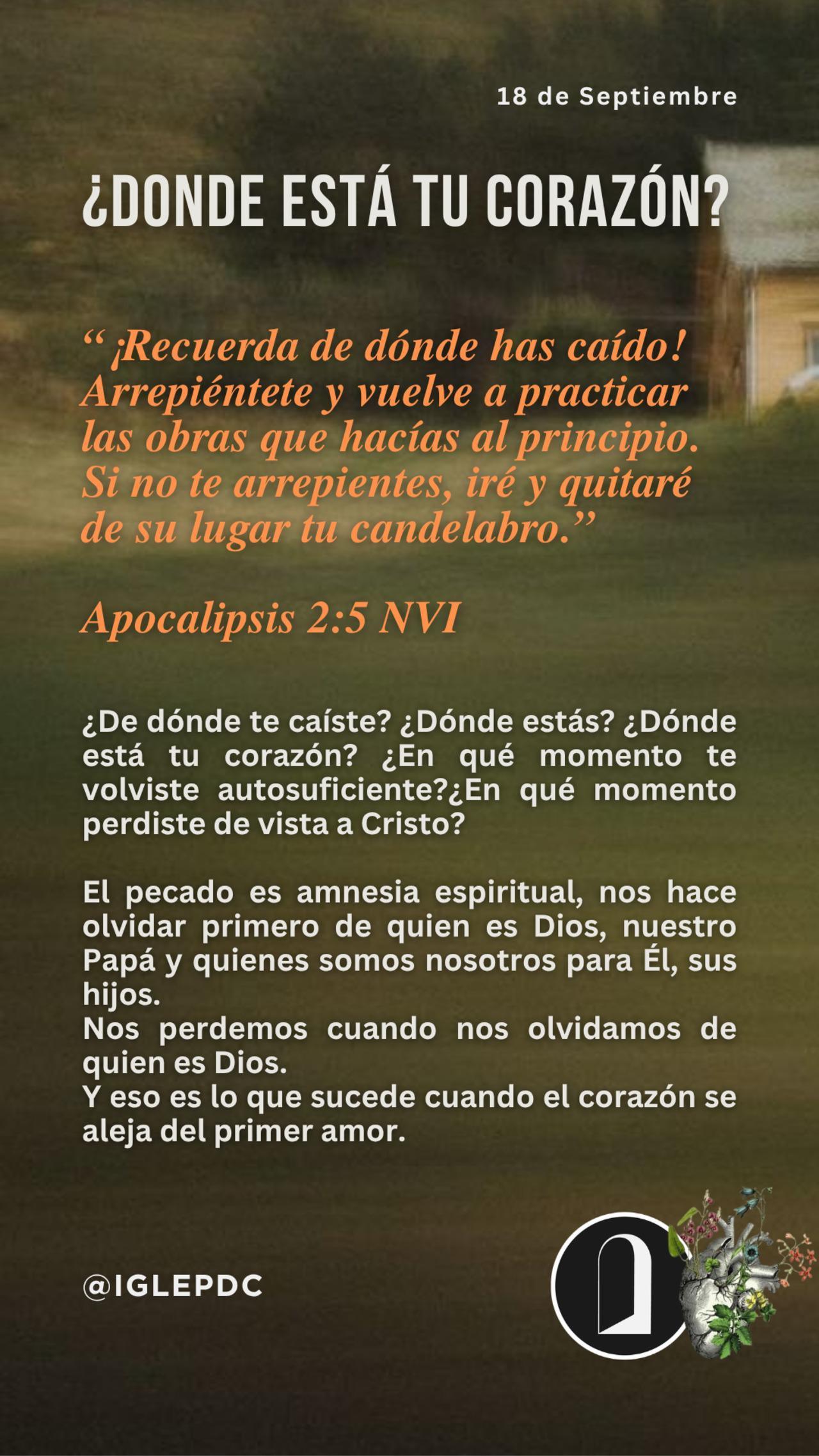 Devocional - 18 de Septiembre