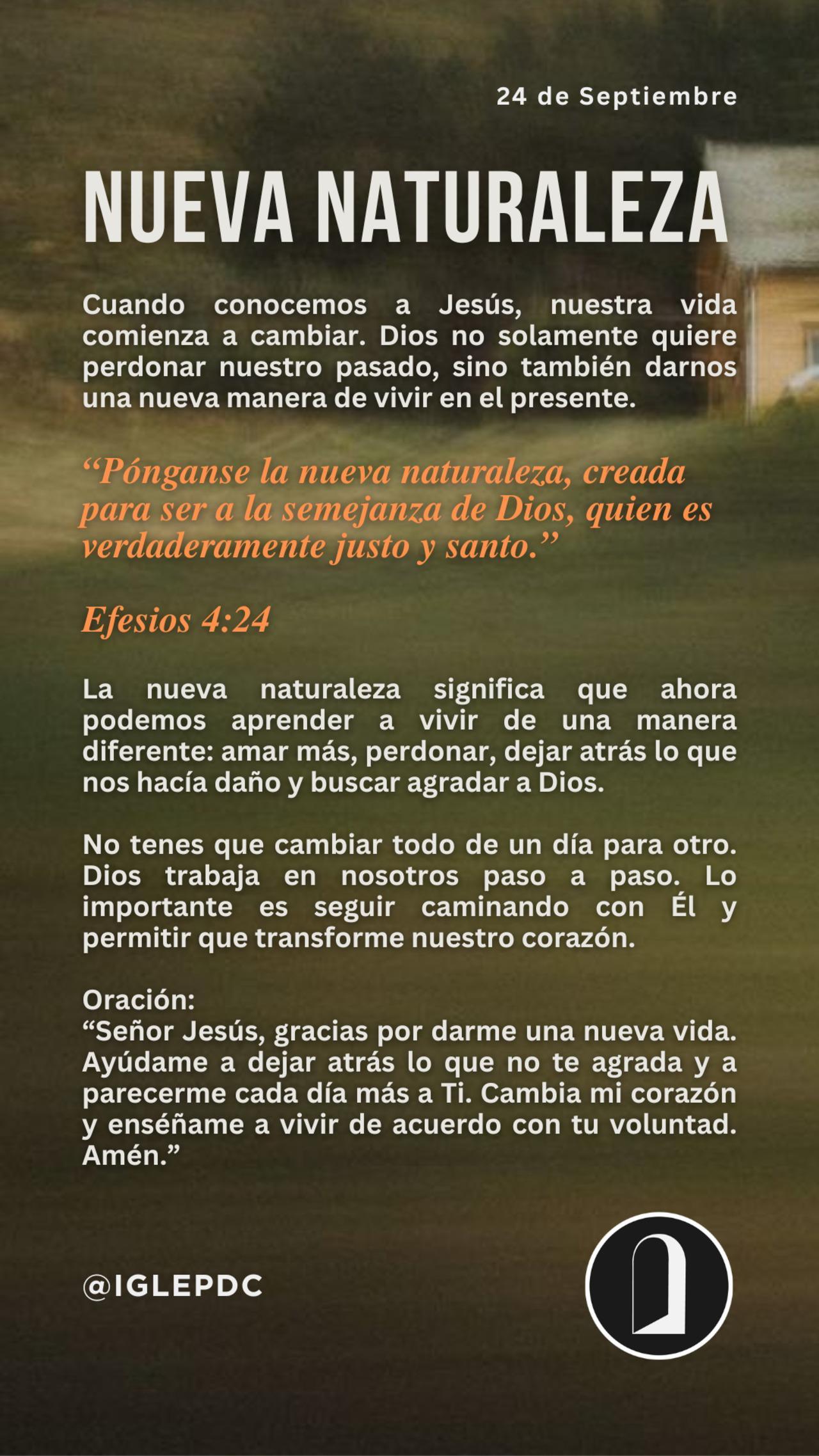 Devocional - 24 de Septiembre