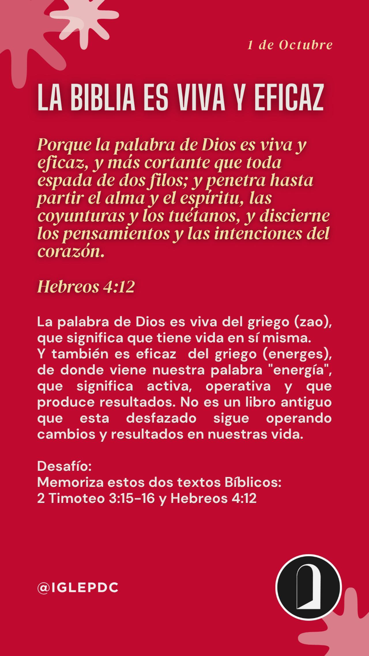 Devocional - 1 de Octubre