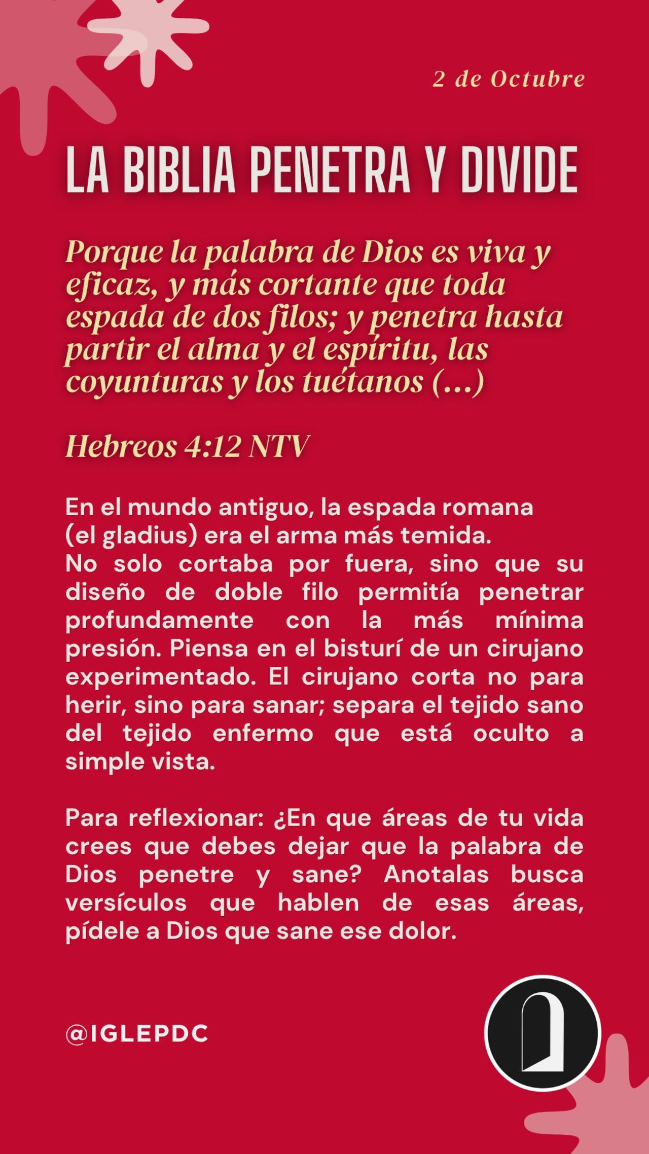 Devocional - 2 de Octubre