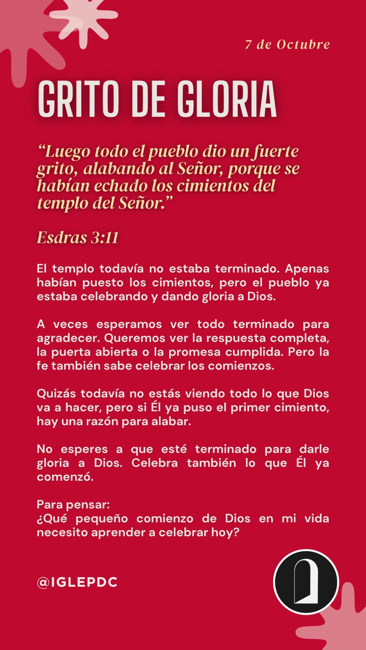 Devocional - 7 de Octubre