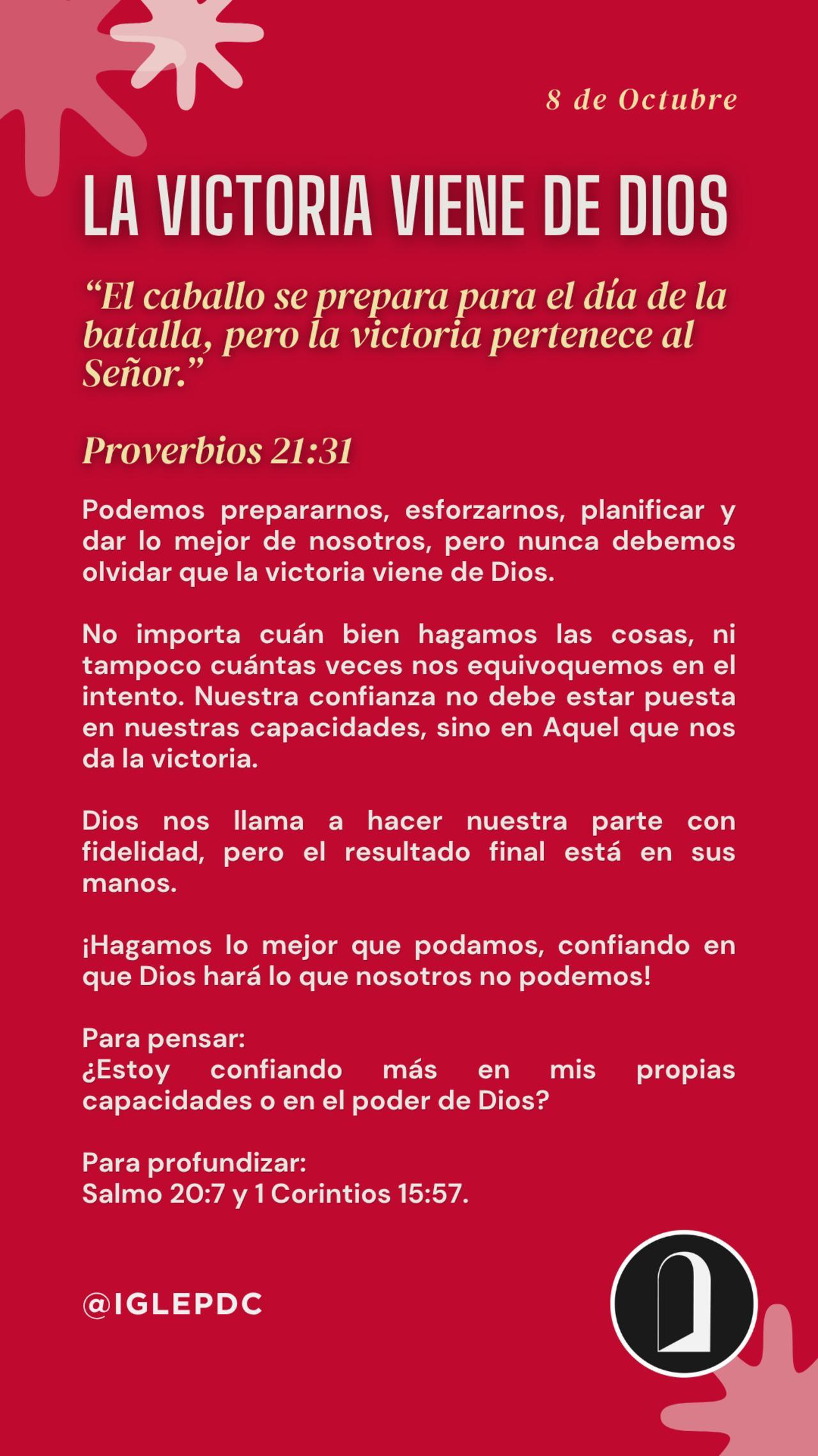 Devocional - 8 de Octubre