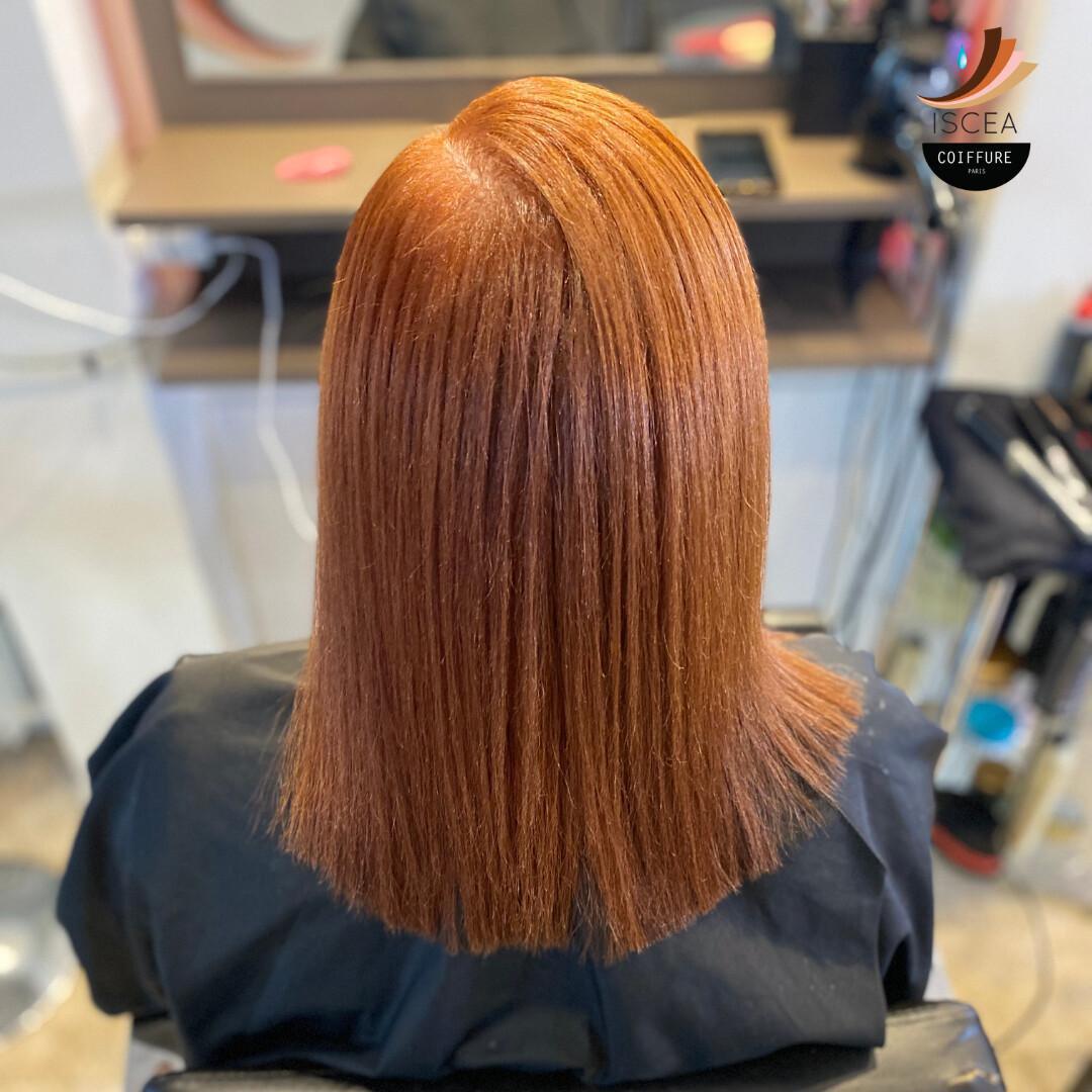 Coloration unie - Cheveux longs