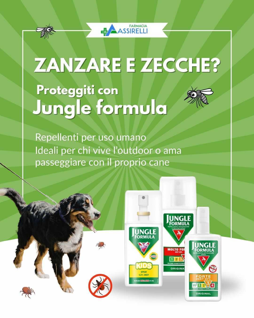 ๐ฆ Zanzare e zecche? Proteggiti con Jungle Formula! ๐ฆ Zanzare e zecche? Proteggiti con Jungle Formula!