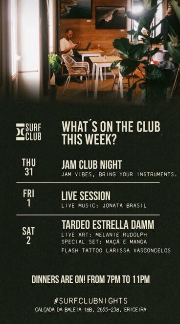 Saturday at Hurley Surf Club Ericeira 