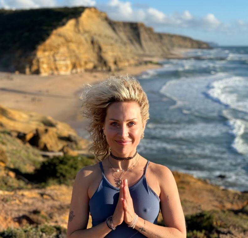 Yoga class at Sandhi House Yoga class at Sandhi House