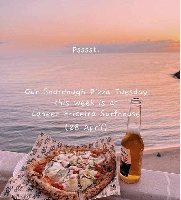 Pizza Tuesday at Laneez Ericeira Surf House Pizza Tuesday at Laneez Ericeira Surf House