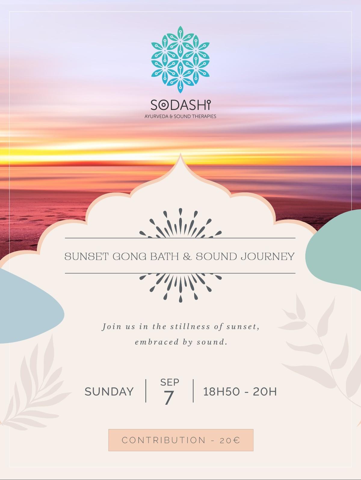 Sunset Gong Bath & Sound Journey at Sodashi Sunset Gong Bath & Sound Journey at Sodashi