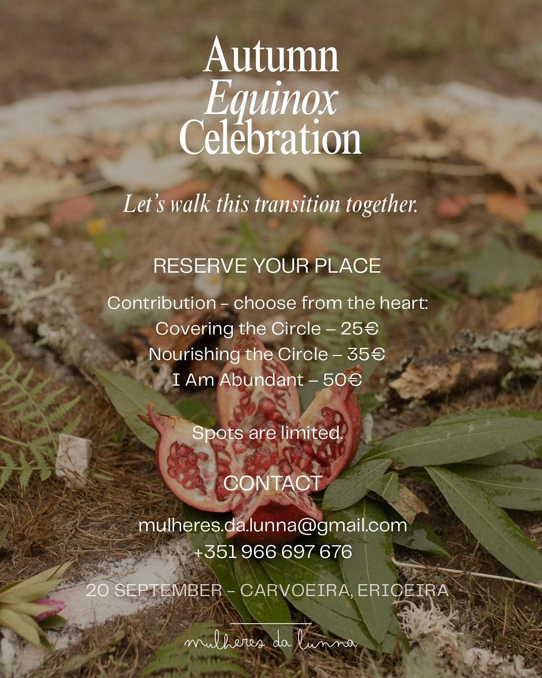 Autumn equinox celebration with Mulheres da Lunna