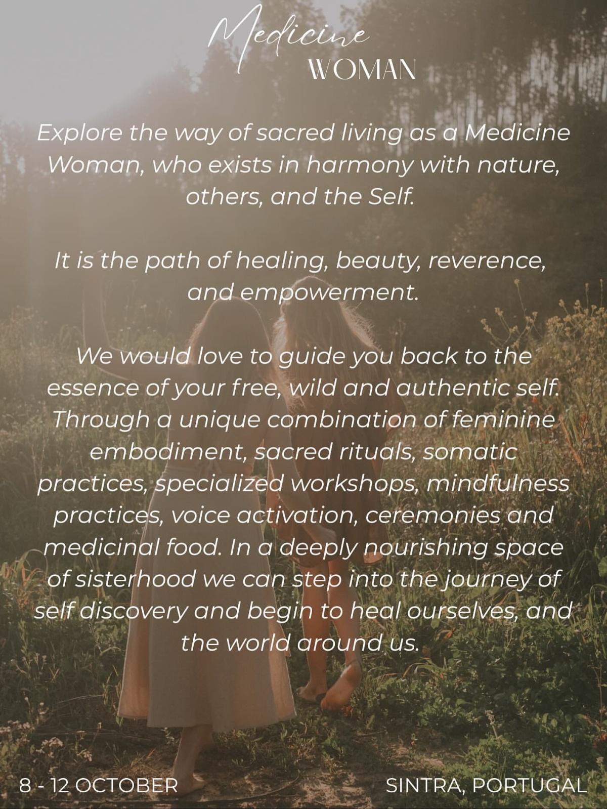 Medicine woman retreat 