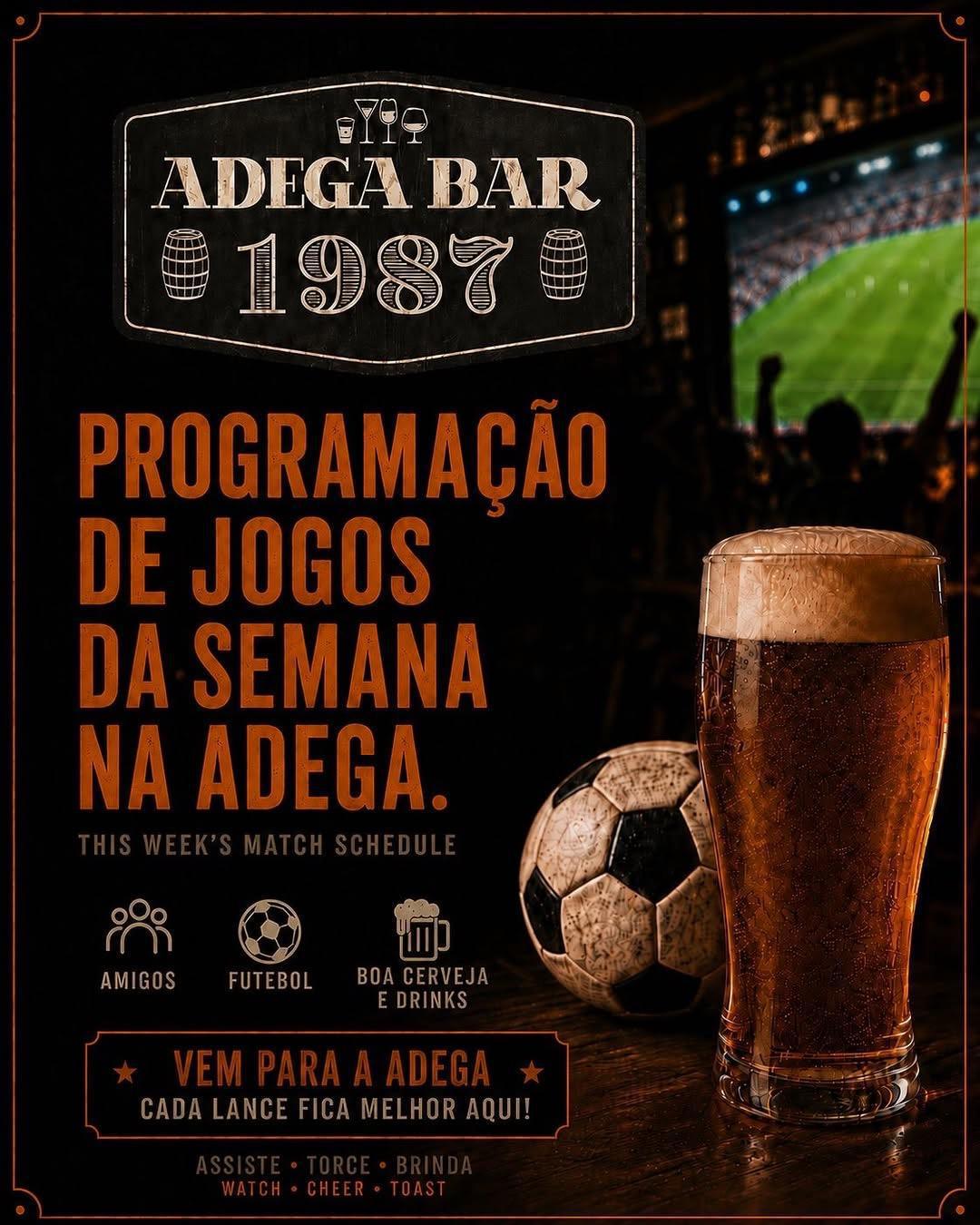 Football 2026 World Cup at Adega Bar Football 2026 World Cup at Adega Bar
