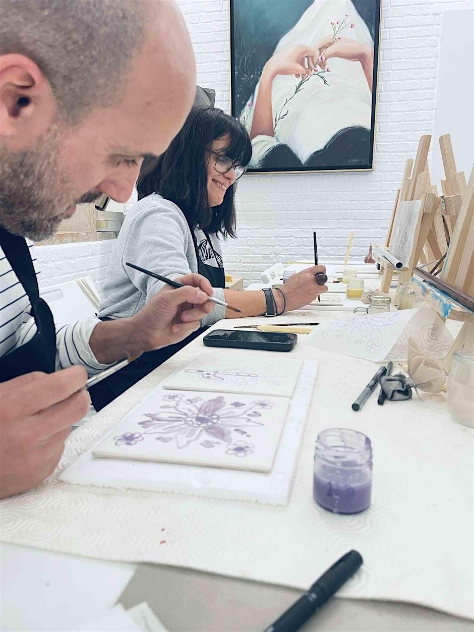 Paint Tiles and Create Unique Pieces - Lisbon Art Gallery Paint Tiles and Create Unique Pieces - Lisbon Art Gallery