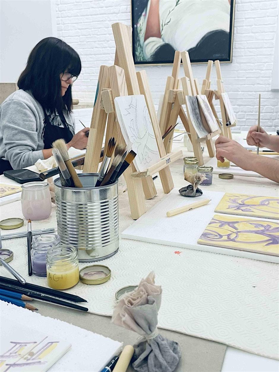 Paint Tiles and Create Unique Pieces - Lisbon Art Gallery Paint Tiles and Create Unique Pieces - Lisbon Art Gallery