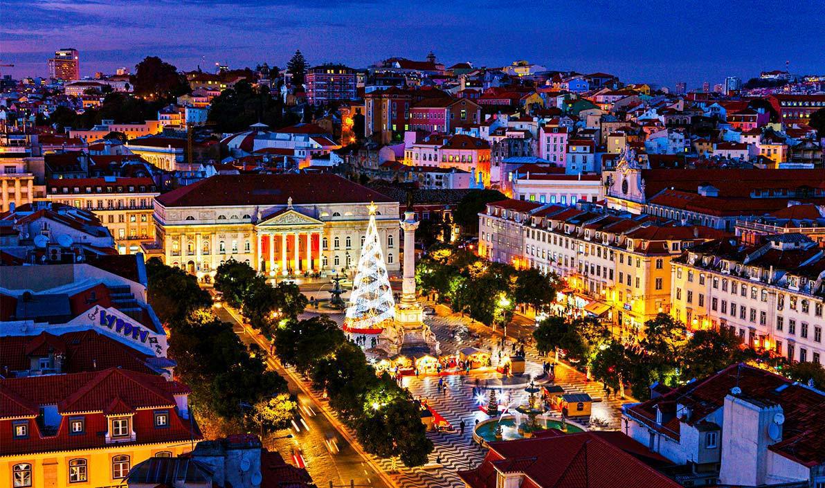Rossio Christmas Market, Lisbon 2025