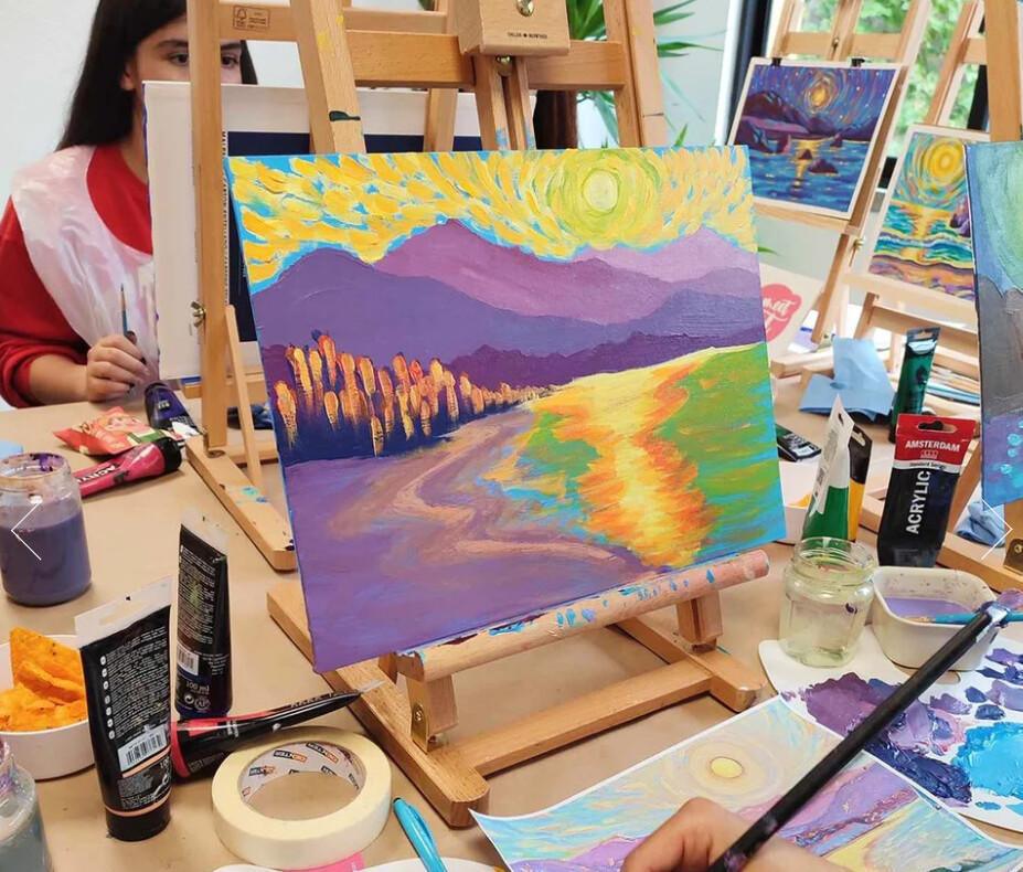 Paint like Van Gogh Workshop Paint like Van Gogh Workshop