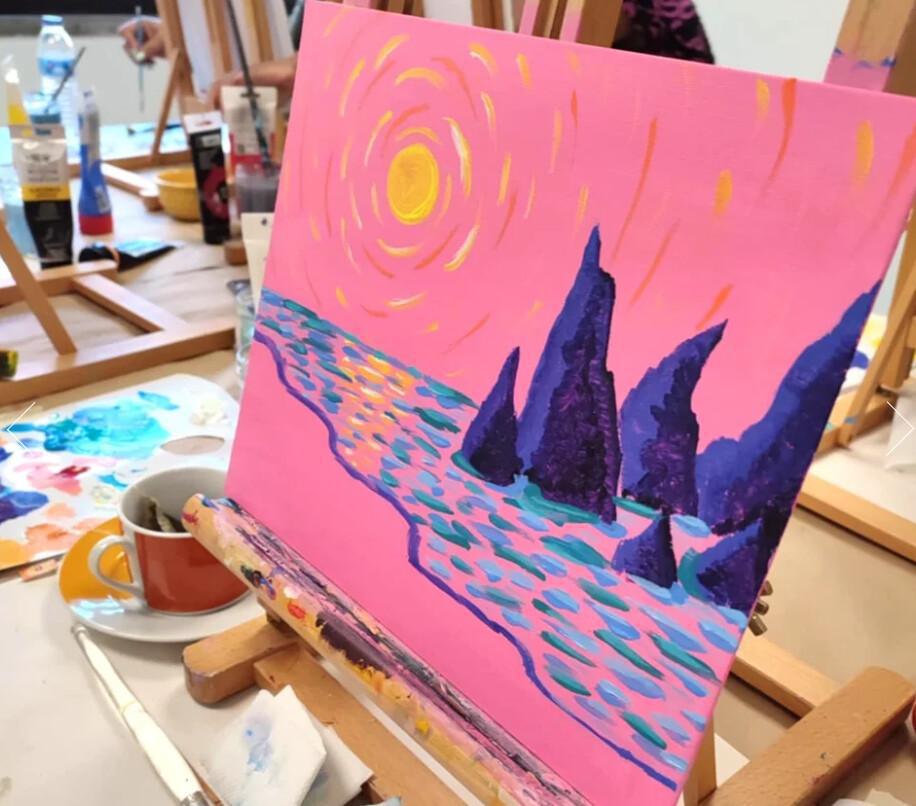 Paint like Van Gogh Workshop