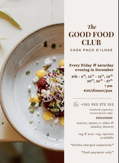 The Good Food Club Dinner