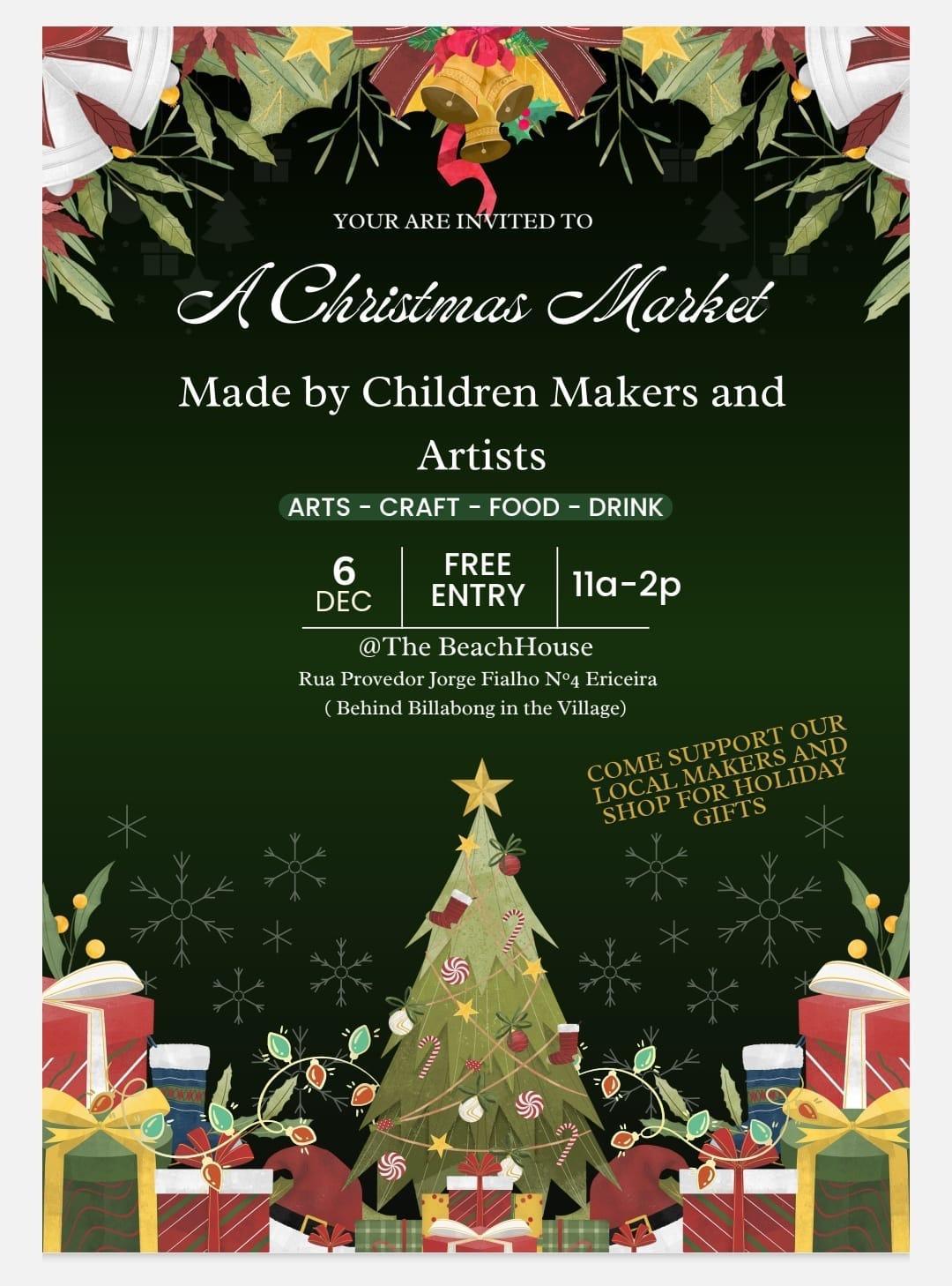 A Christmas Market made by children makers & artists A Christmas Market made by children makers & artists