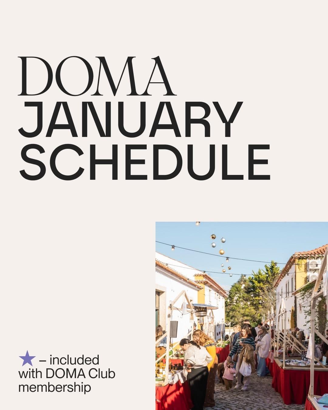January events at Doma Portugal