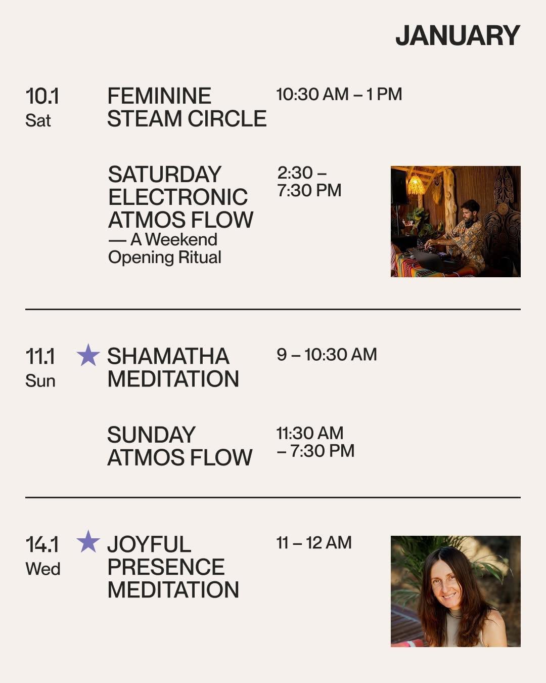 January events at Doma Portugal