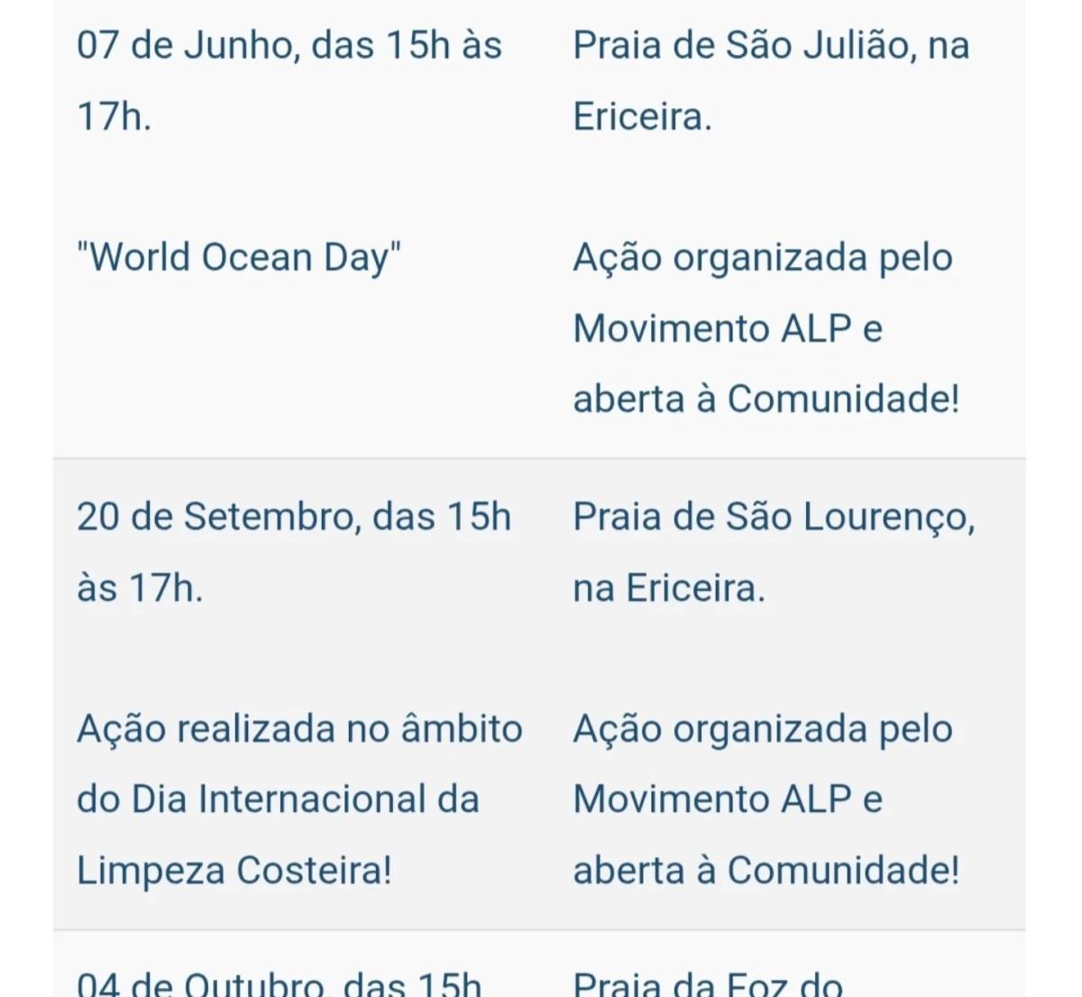  Beach cleaning 2026 - Movimento ALP