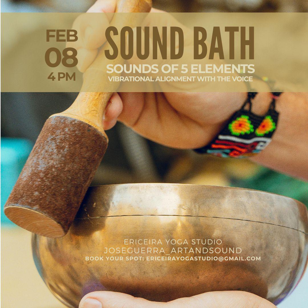 Sound bath: sounds of the 5 elements