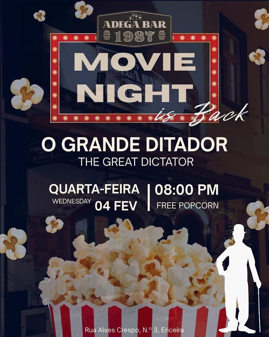 Movie night at Adega Bar 1987 Ericeira