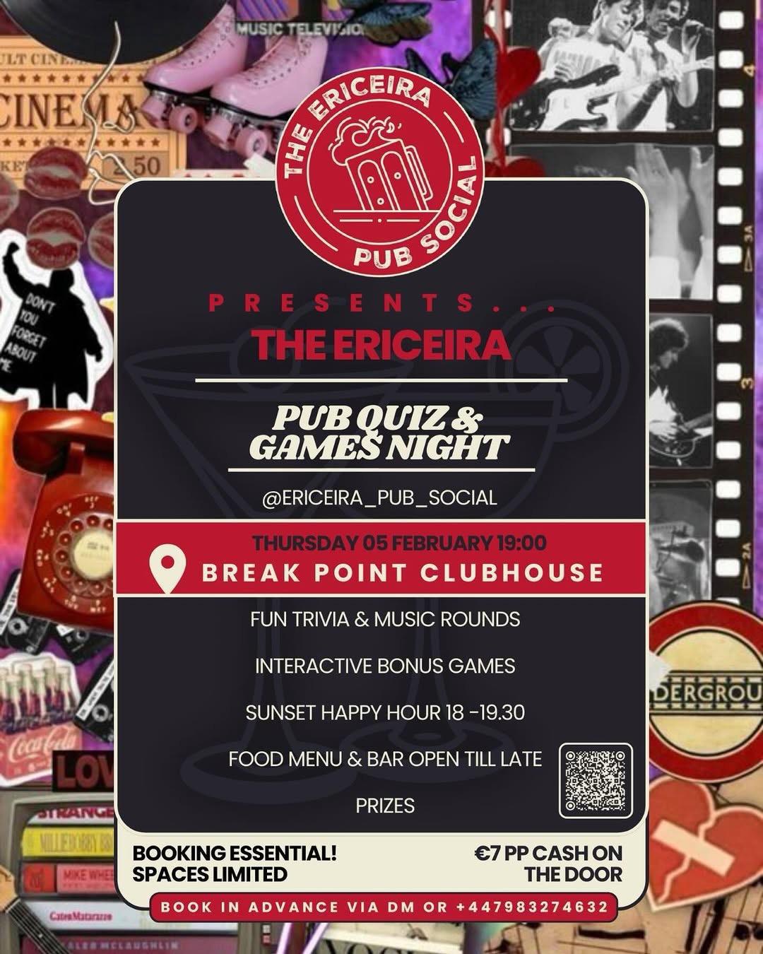 Ericeira Pub Quizz and Game night 