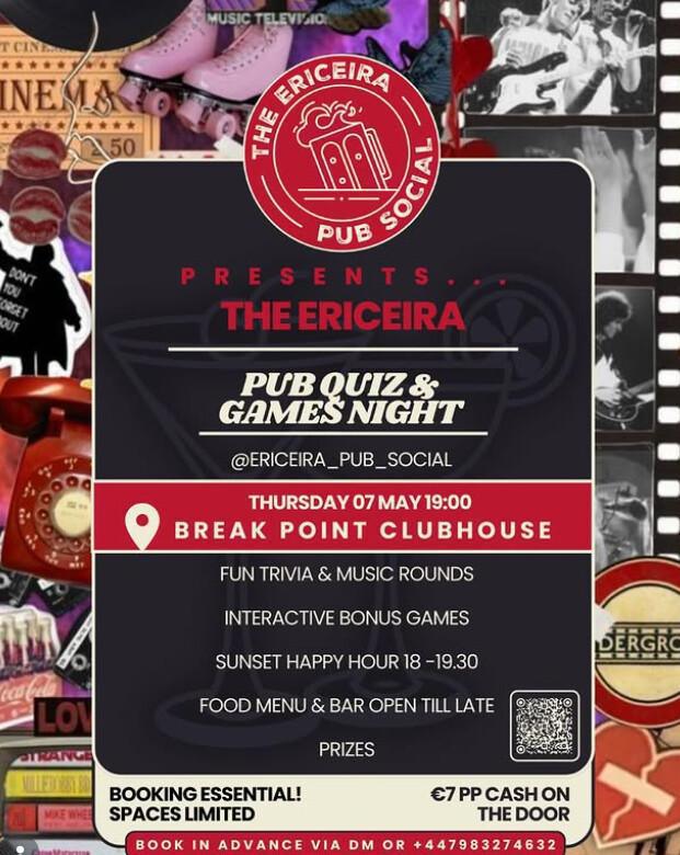 Ericeira Pub Quizz and Game night 