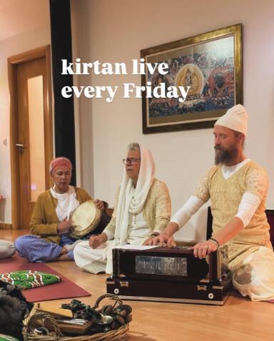 Kirtan at Ashram Ram Dass Guru Kirtan at Ashram Ram Dass Guru