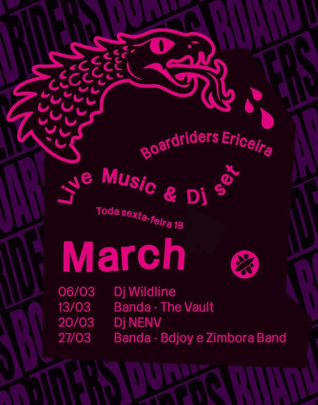 Friday Live music and DJ set at Boardriders Ericeira 