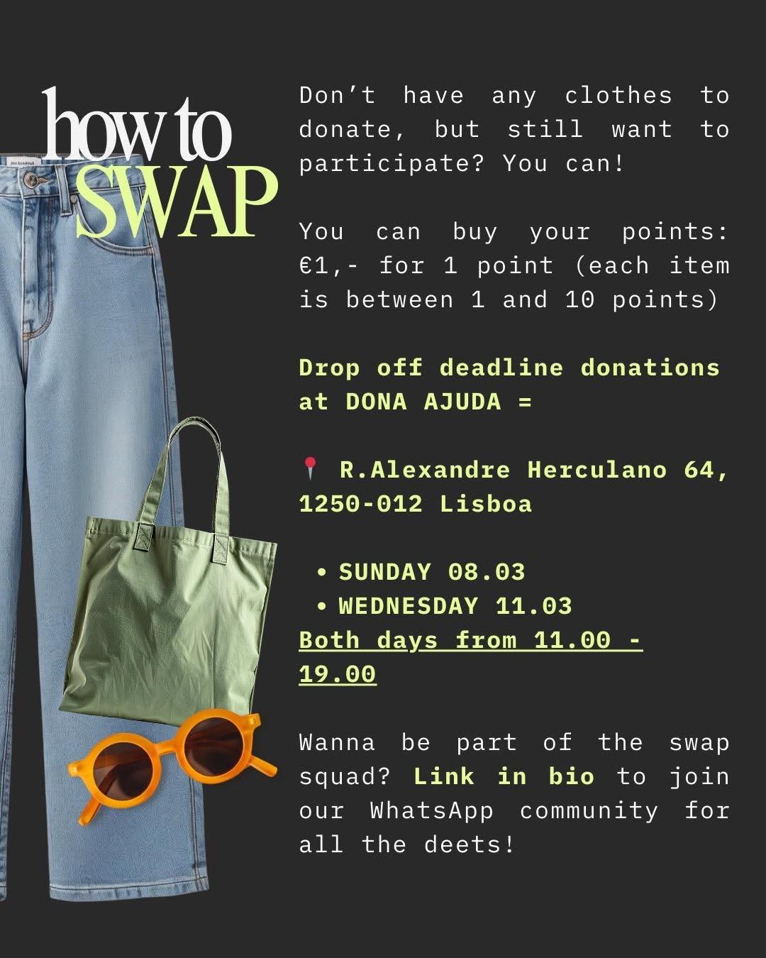The Green Coletivo Clothing Swap - Lisbon edition