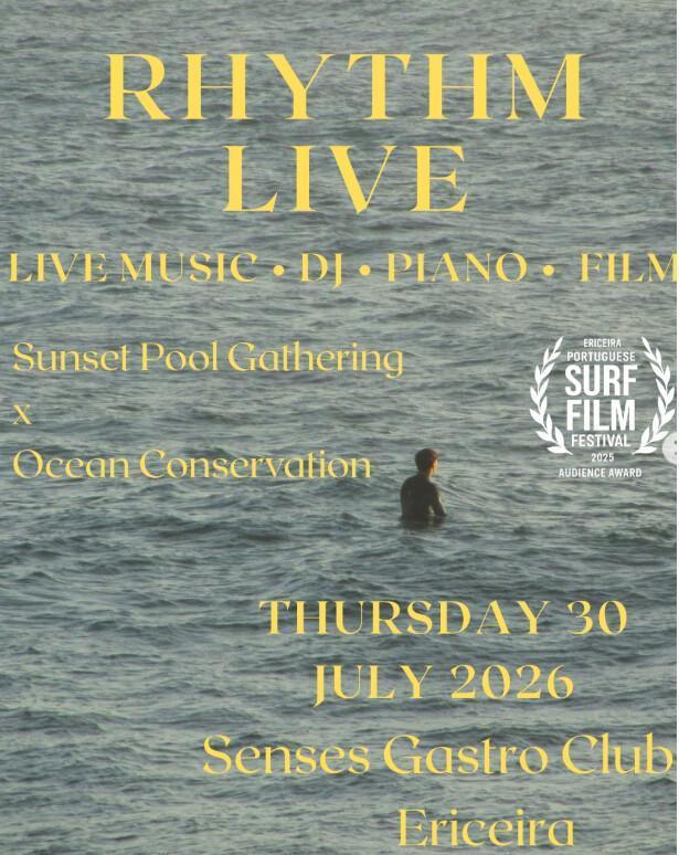 RHYTHM LIVE: DJ • Piano • Cinematic Sunset Pool Gathering for Ocean Conservation📍Senses▶️ from 8 euros RHYTHM LIVE: DJ • Piano • Cinematic Sunset Pool Gathering for Ocean Conservation📍Senses▶️ from 8 euros