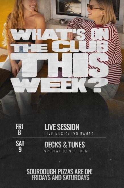 Saturday Dj set at Hurley Surf Club Ericeira 