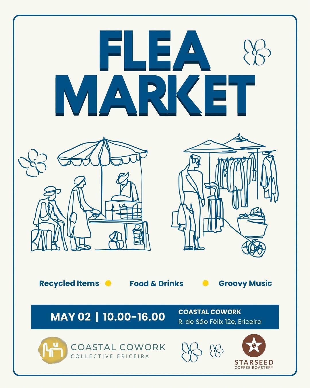 Flea market at Coastal Cowork Collective Ericeira Flea market at Coastal Cowork Collective Ericeira