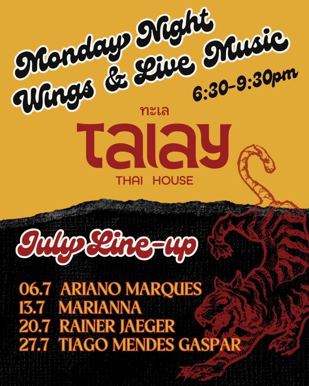 Monday night music at Talay