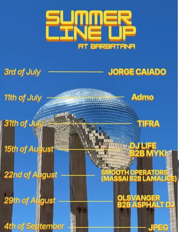 Summer Dj's line up 📍Barbatana, Ericeira ▶️ Free entrance Summer Dj's line up 📍Barbatana, Ericeira ▶️ Free entrance