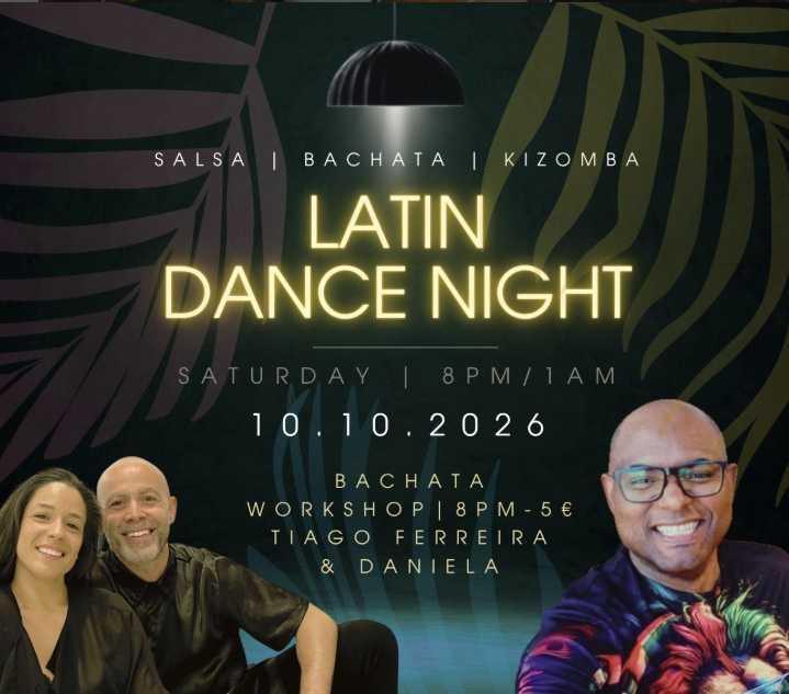 Latin Dance Night 📍BreakPoint, Ericeira ▶️ from 3 euros Latin Dance Night 📍BreakPoint, Ericeira ▶️ from 3 euros
