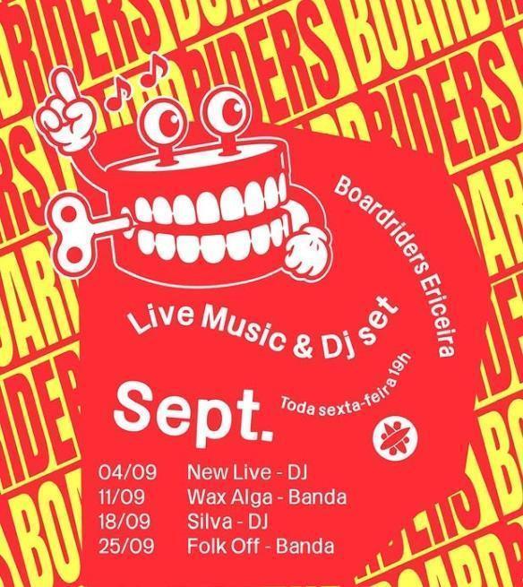 Friday Live music and DJ set 📍Boardriders Ericeira ▶️ Free entry Friday Live music and DJ set 📍Boardriders Ericeira ▶️ Free entry