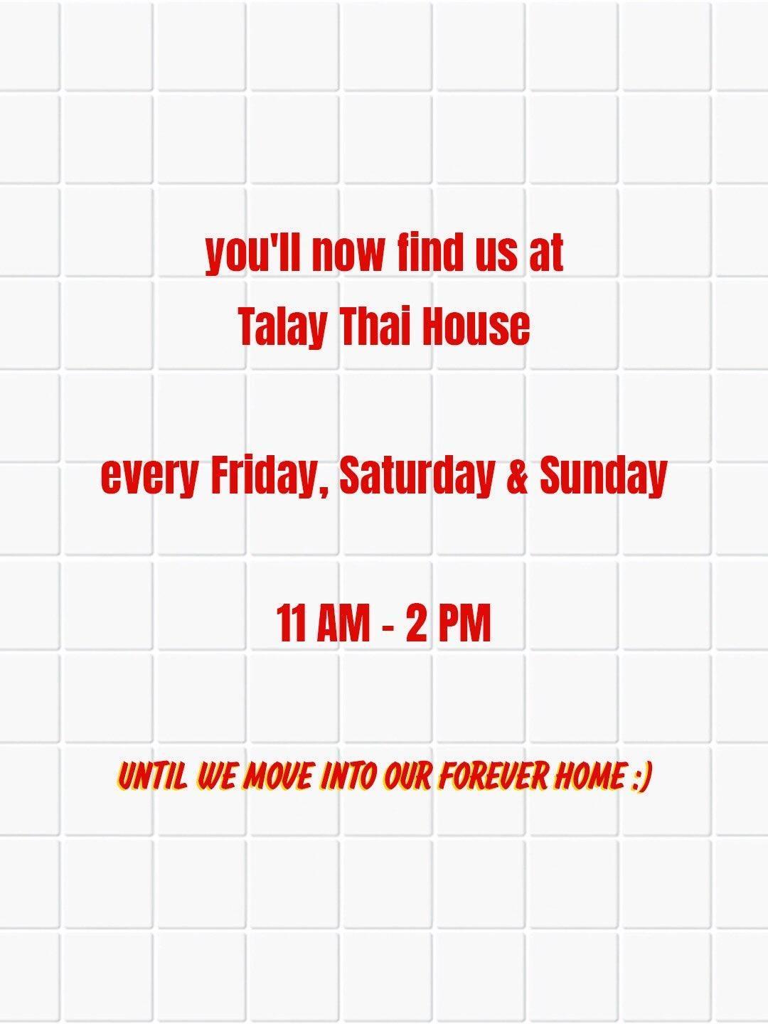 Weekend with Tacos 📍Talay Thai House