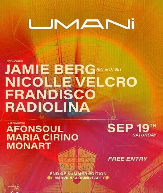 End of summer 📍Umani Lisbon ▶️ Free entry